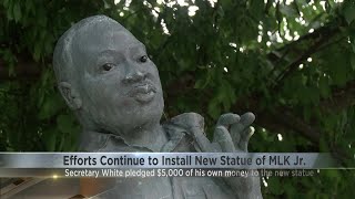 Illinois representatives, Secretary of State Jesse White discuss new statue honoring MLK