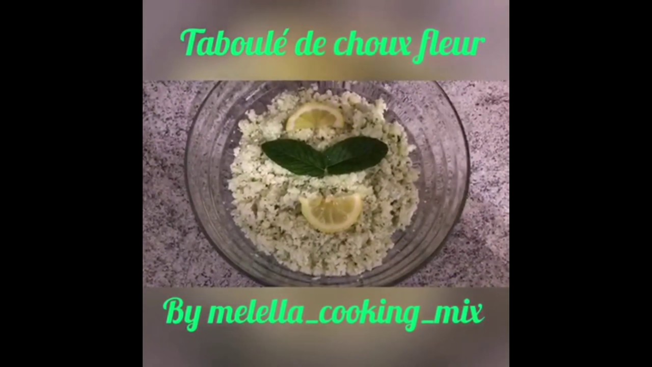 Taboulé de choux fleur au Thermomix® - YouTube