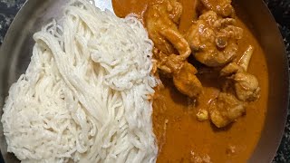 Mangalorean style Ottu shavige and Chicken curry