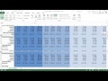 How To Split A Table In Excel 2013