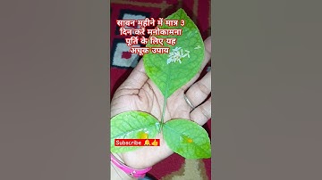 सावन महीने में मात्र 3 दिन करें मनोकामना पूर्ति के लिए यह अचूक उपाय#ytshorts #shiv#PradeepMishra