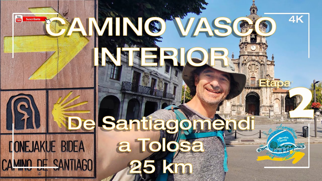 De Santiagomendi a Tolosa 🍏 Camino Vasco Interior (Donejakue Bidea) por Astigarraga y Hernani