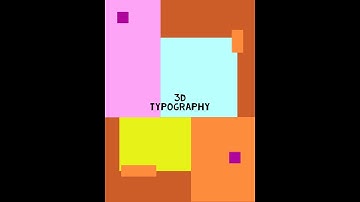 how to create 3d typography || typography 3d || #shorts #short