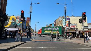 Driving in London | Summer drive from Euston to West Hampstead via Camden Town and Swiss Cottage