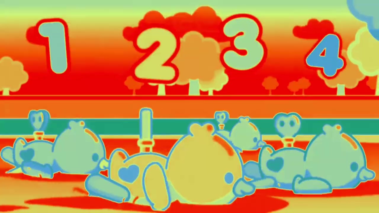 One, two, three, four!. Four little ducks 🦆🦆🦆🦆😁😁/ PlimPlim effects, 🤗🤗👋👋😘❤️