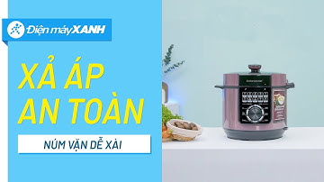Nồi áp suất điện Sunhouse 6 lít: núm vặn dễ xài, nấu ăn nhanh (SHD1657) • Điện máy XANH