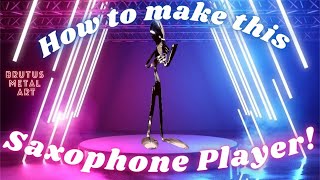 How to make this Saxophone Player from cutlery only!