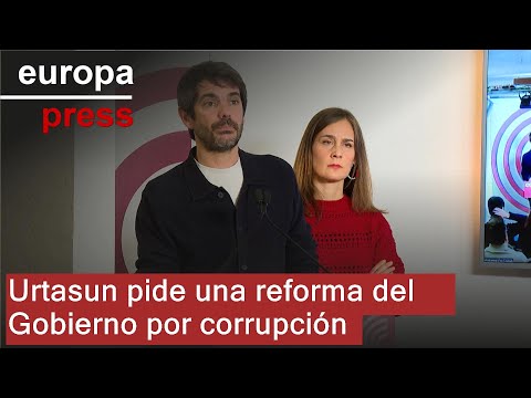 Urtasun exige una "remodelación profunda" del Gobierno frente a los casos de corrupción