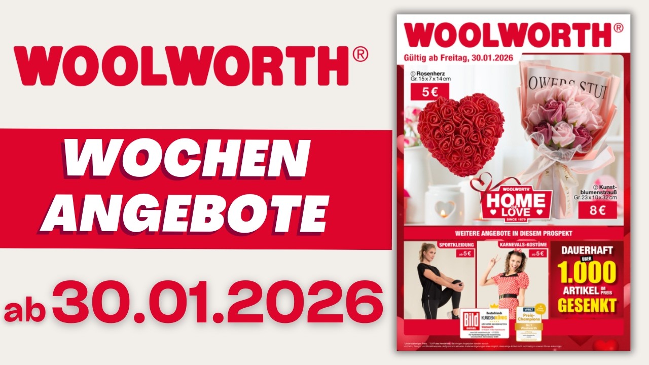 WOOLWORTH Prospekt aktuell 📄 Angebote ab Montag 30.1.2026 | Highlights 