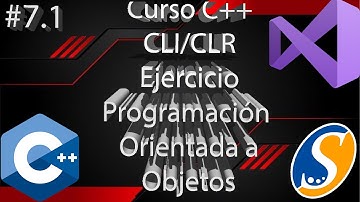 #7.1 | Ejercicio Programación Orientada a Objetos | Curso C++ CLI/CLR