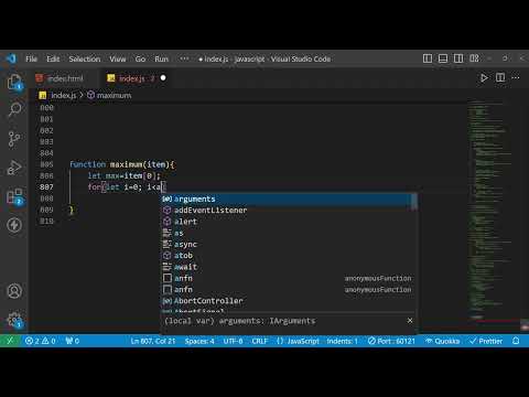 How to Find the Maximum Value in an Array in JavaScript Using a Loop.