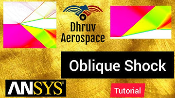 CFD ANSYS Tutorial - Simulation of oblique shock wave at supersonic speed - MACH 2- oblique shock