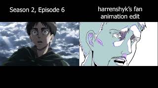 Reiner and Bertholdt's S2E6 Betrayal, synced to harrennysk's Declaration of War edit by Wrae 222 views 2 years ago 1 minute, 22 seconds