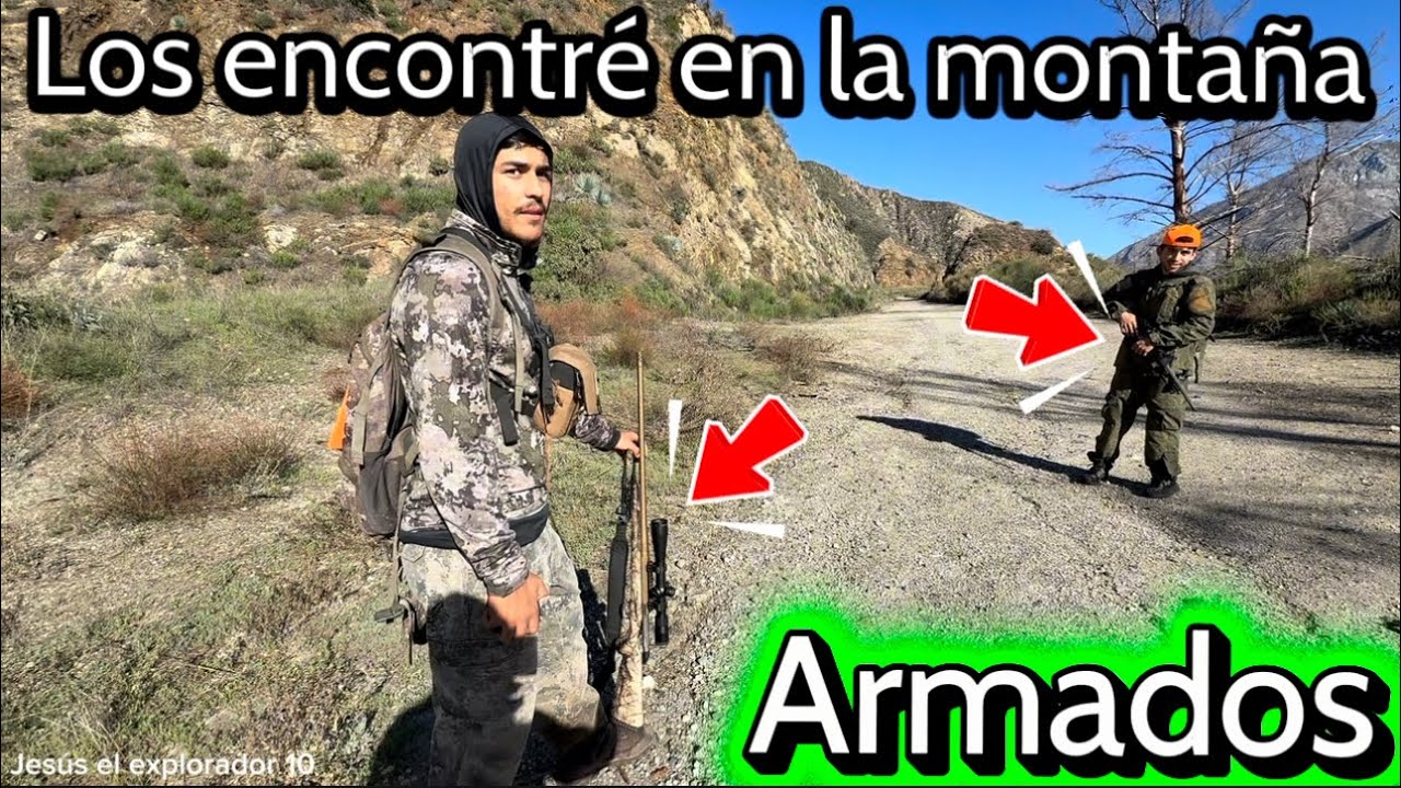 Los encontré armados y con radios en la montaña 