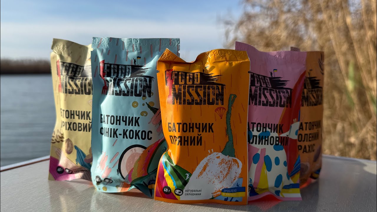 Батончики FOOD MISSION. Огляд на туристичні батончики
