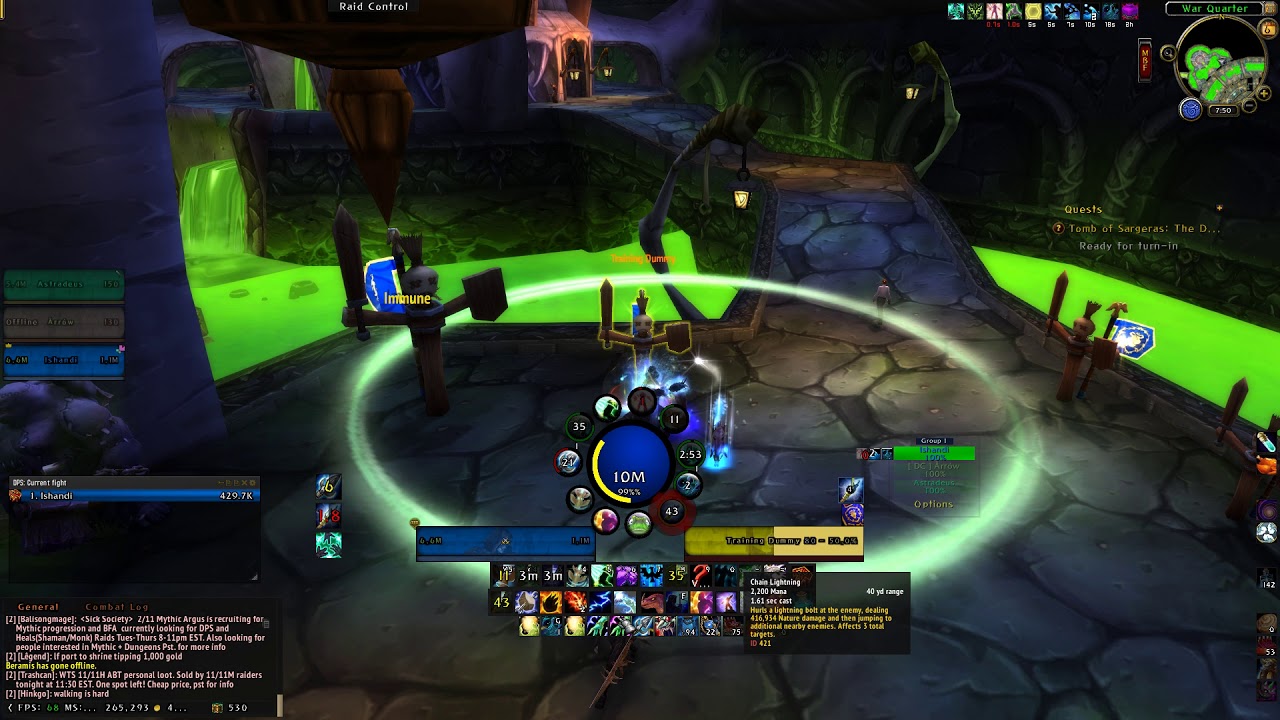 Shaman Ui Library Resto Shaman UI 2018 - YouTube