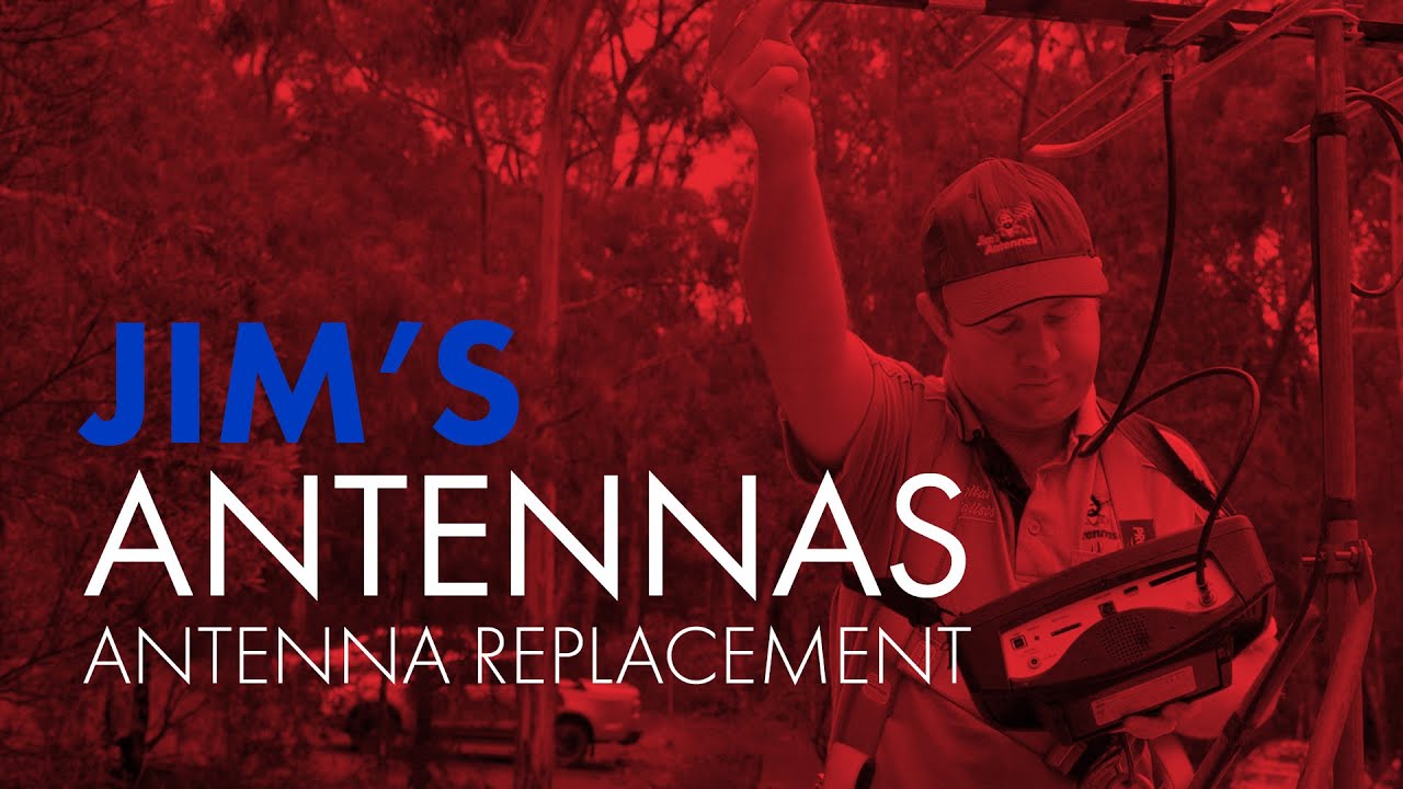 Antenna replacement with Aaron from Jim's Antennas - www.jims.net - 131 546