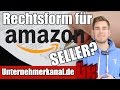 [Live Q&A] Die beste Rechtsform für dein Amazon FBA Business? Einzelunternehmer, UG & GmbH Gründung