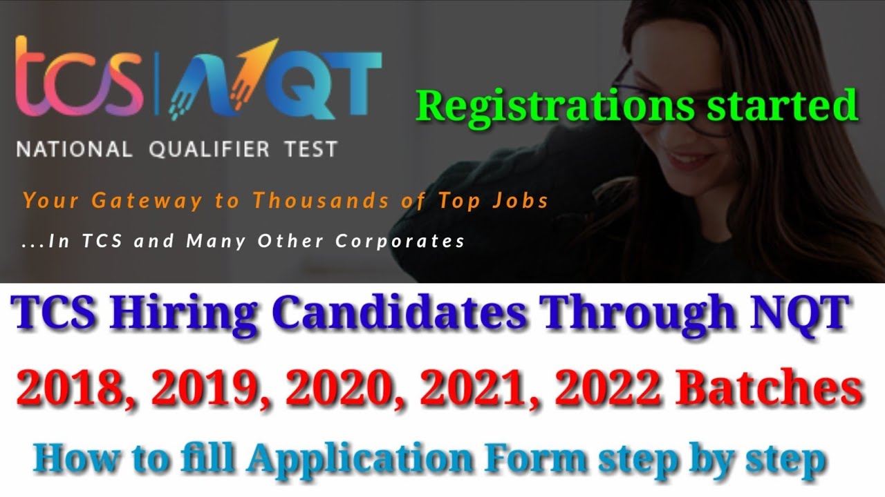 Tcs NQT Hiring Candidates / Complete Application Process / step by step ...