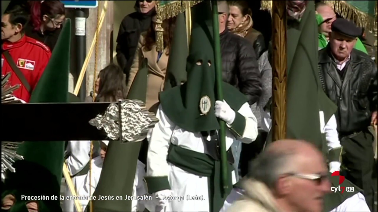 Procesión de la Entrada de Jesús en Jerusalén. Astorga (León)