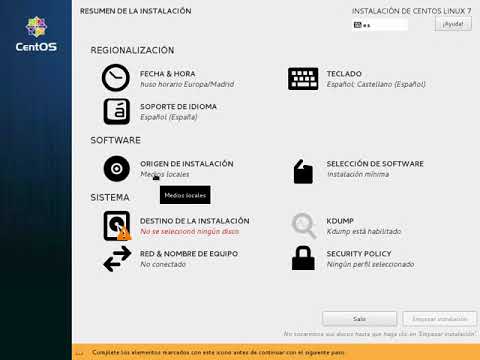 Instalación CentOS 7 con RAID1 en discos de sistema