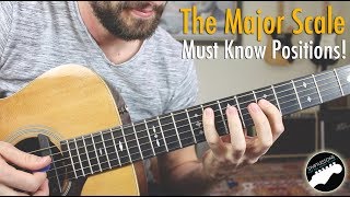 Video thumbnail of "Major Scale in Three Must Know Positions!"