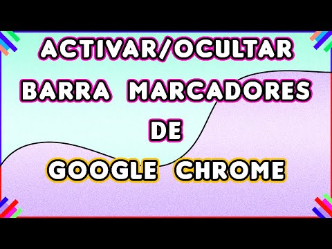 Trucos Google Chrome: Cómo mostrar/ocultar la barra de marcadores de Google Chrome!