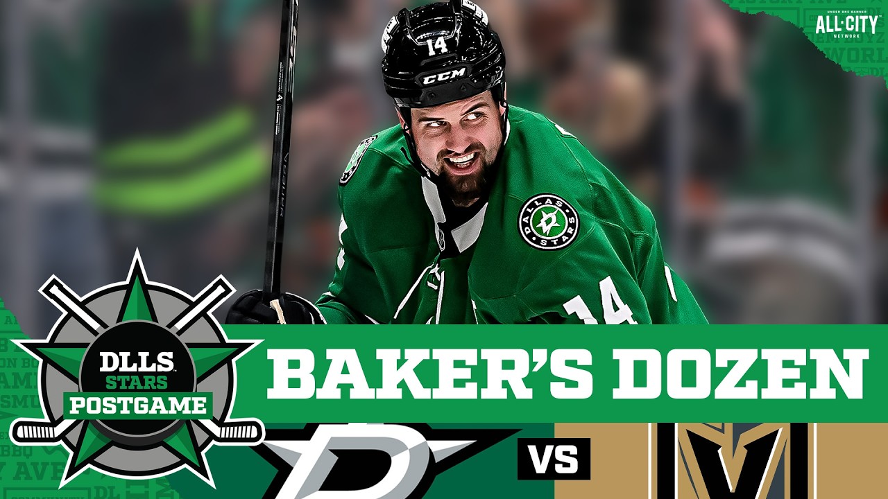 Lucky 13! Stars Beat Golden Knights 2-1 To Extend Point Streak To 13 Games | DLLS STARS POSTGAME