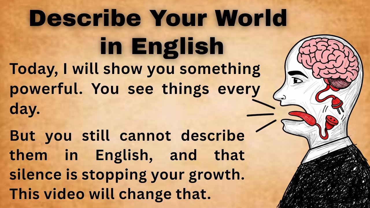 Describe Your Life in English and Speak Fluently Faster || Bookish ...