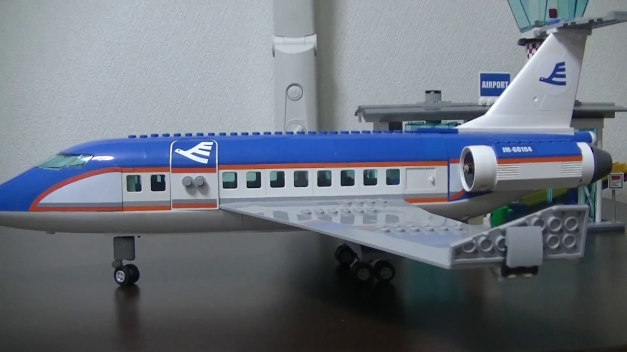 レゴ60104 空港ターミナルと旅客機レビュー！！ - YouTube