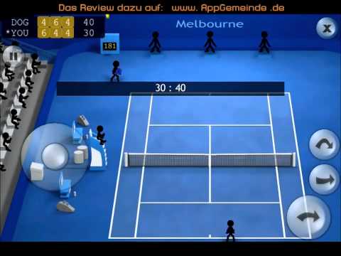 Stickman Tennis - Gameplay AppGemeinde