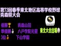 【高校野球】 第73回春季東北地区高等学校野球 青森県大会  東北大会出場校決まりまりました⚾️