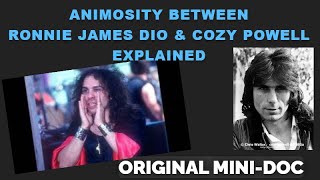 Animosity Between Ronnie James Dio & Cozy Powell Explained Original Mini-doc.