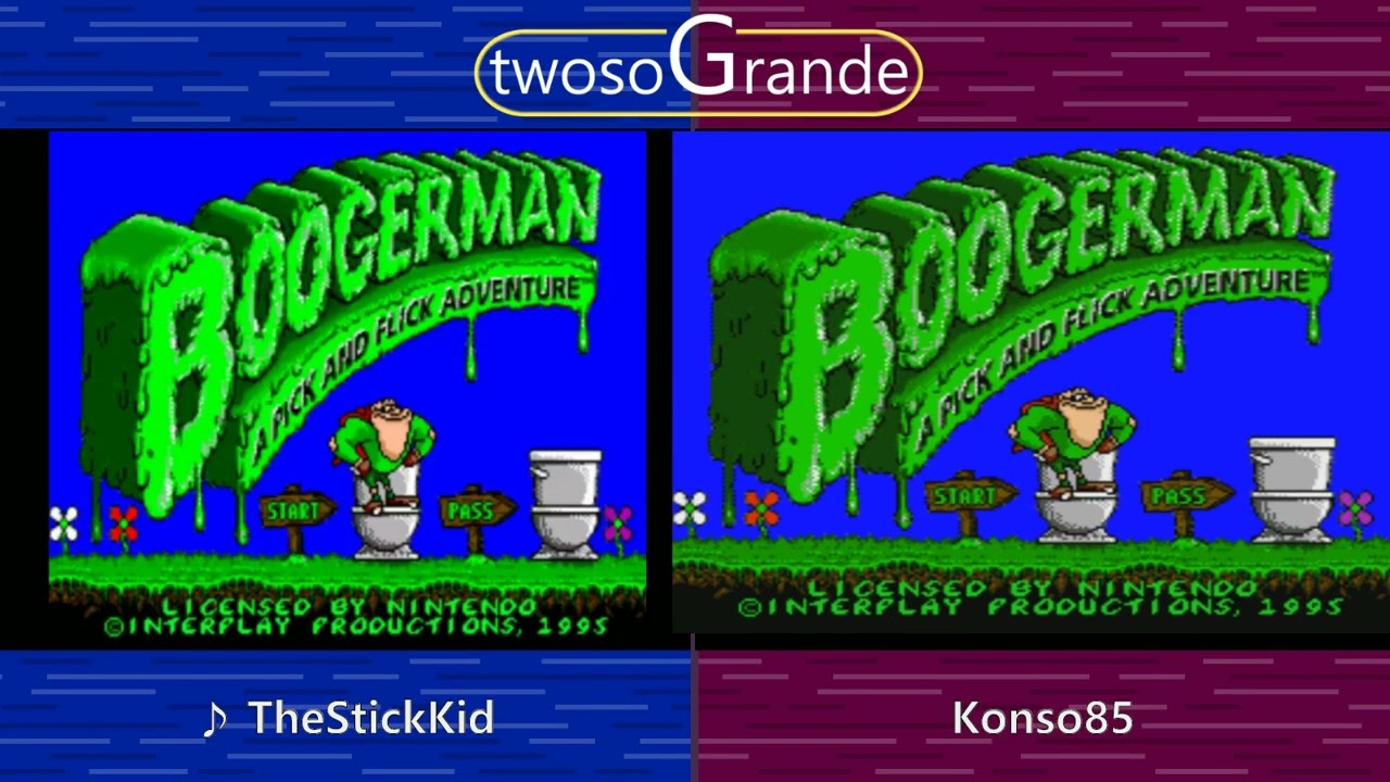 Twosogrande!  TheStickKid vs. Konso85 in Boogerman