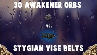 120+ EXALTS AWAKENER ORB GAMBLE! ft. Stygians!🔥 (Path of Exile MSC Crafting) 🔥 [6K Subs Part 1/2]