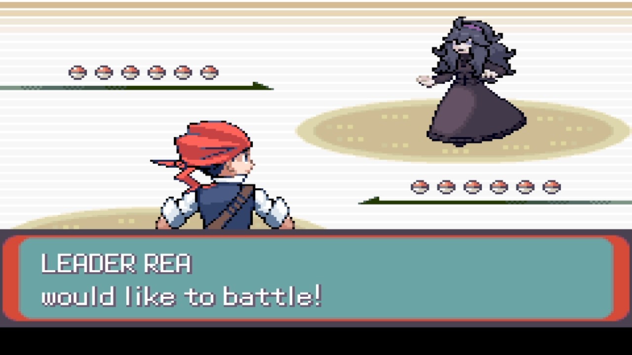 Pokemon Blackpearl Emerald - Gym Leader Rea