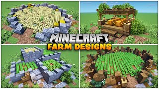 8 Quick and Easy Minecraft Farm Designs