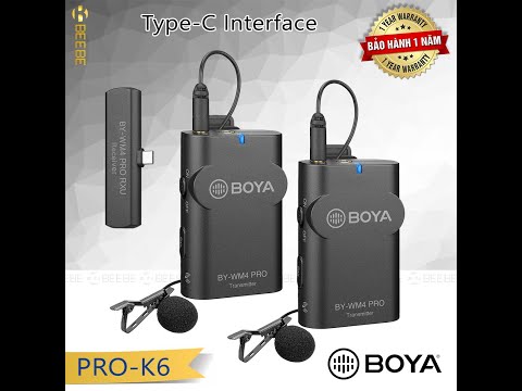 Video Boya BY-WM4 Pro-K6 | Dual Digital Wireless Microphone... - youtube