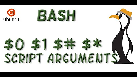 Using BASH Script Arguments