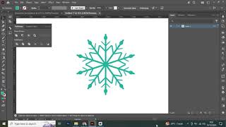Creating a simple Snowflake Design in Adobe Illustrator