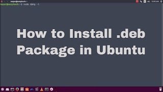How to install package in Ubuntu using command line. Ubuntu Software Installation From Command Line Using Apt Get