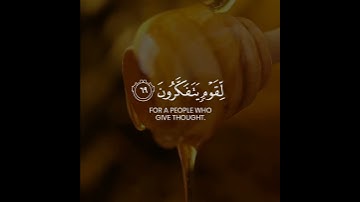 سورة النحل الآيات 68 - 69 بصوت القارىء #عبدالله_الموسى.  [Surah An-Nahl - Ayah 68 - 69]