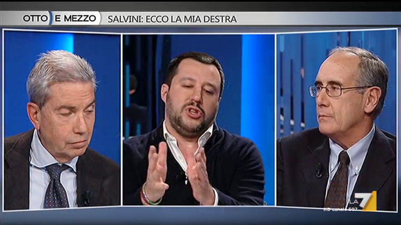 Otto e mezzo - Salvini: ecco la mia destra (Puntata 20/12/2016)