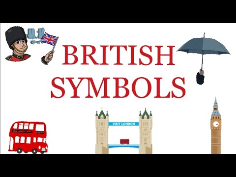 25 MAIN SYMBOLS OF ENGLAND I BRITISH SYMBOLS VOCABULARY | BRITISH CULTURE | THE UNITED KINGDOM