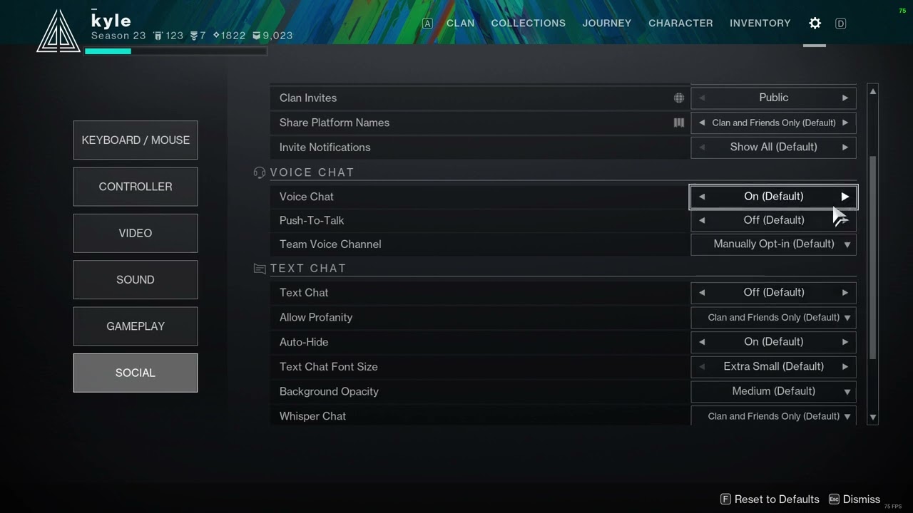 destiny 2 into the light: text/voice chat Issue SOMEBODY HELP