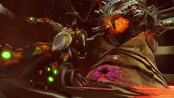 Metroid Dread - Kraid secret death animation