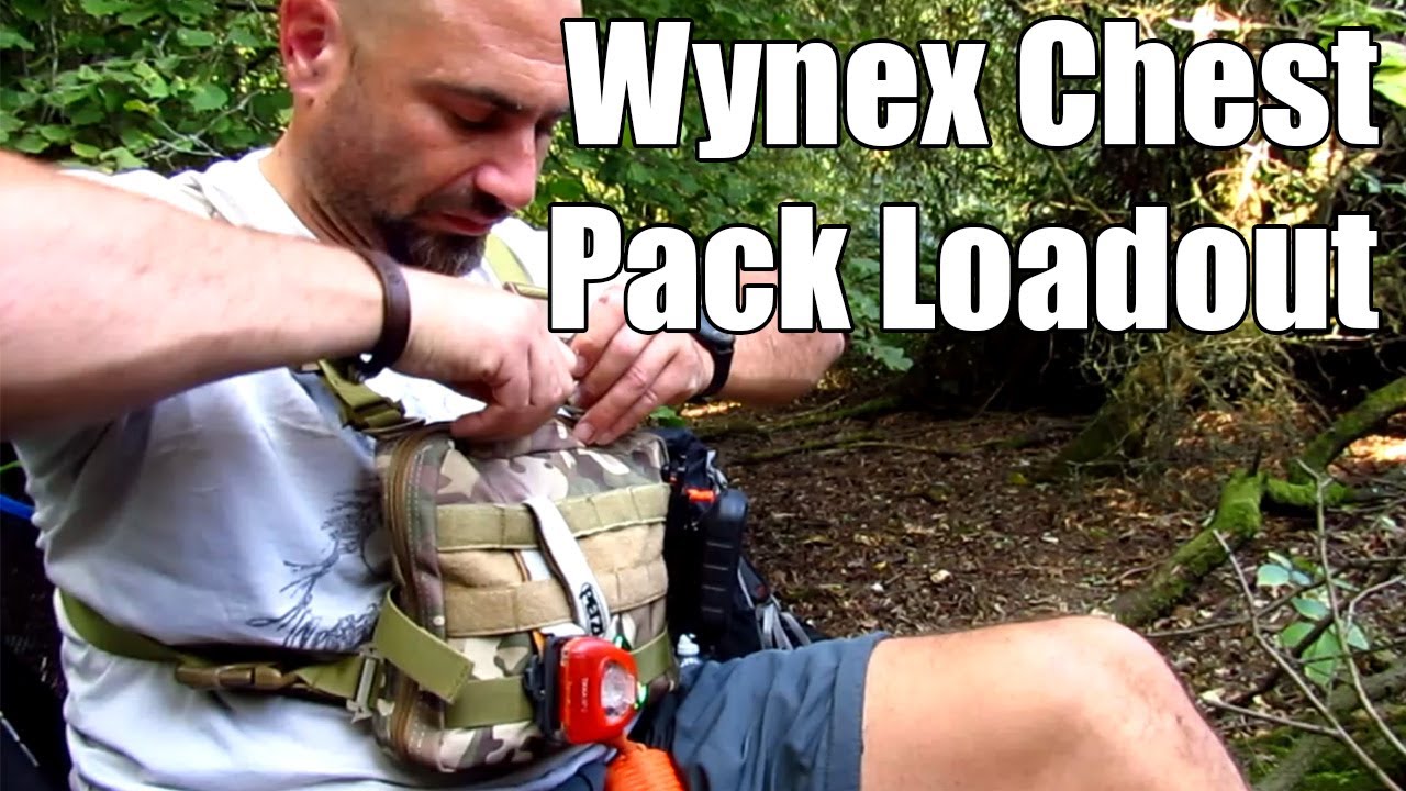 Wynex Tactical Admin Molle Chest Pack Loadout 