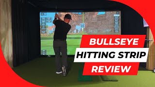 The Best Hitting Mat!!!  Bullseye Golf Sims Hitting Strip Review screenshot 3