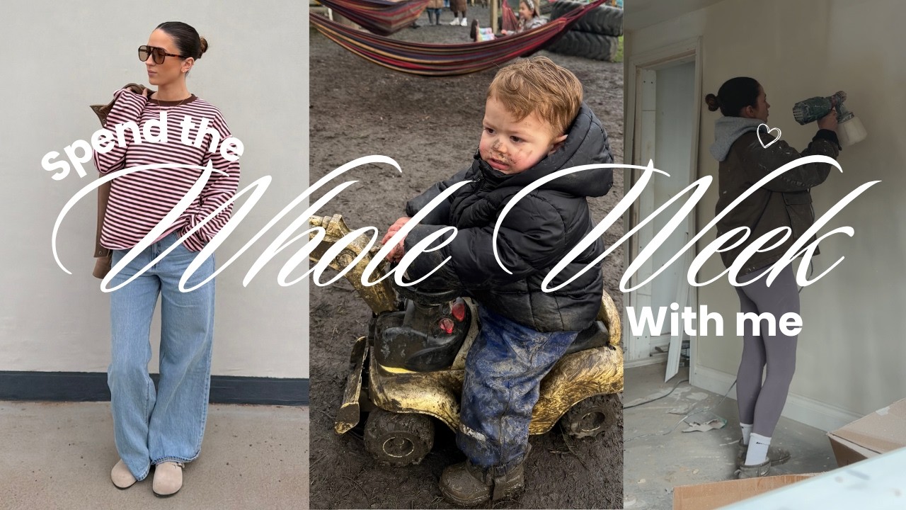 spend the last week of February with me ♥️ renovating, kitchen deisgnsl & family time