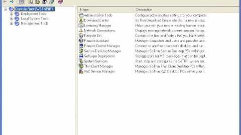 SoThin Management Console - Backing up the Management Console Configuration